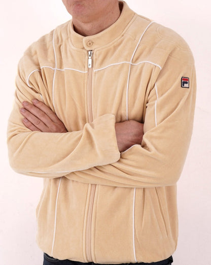 Fila Vintage Terrinda Velour Track Top Butterscotch