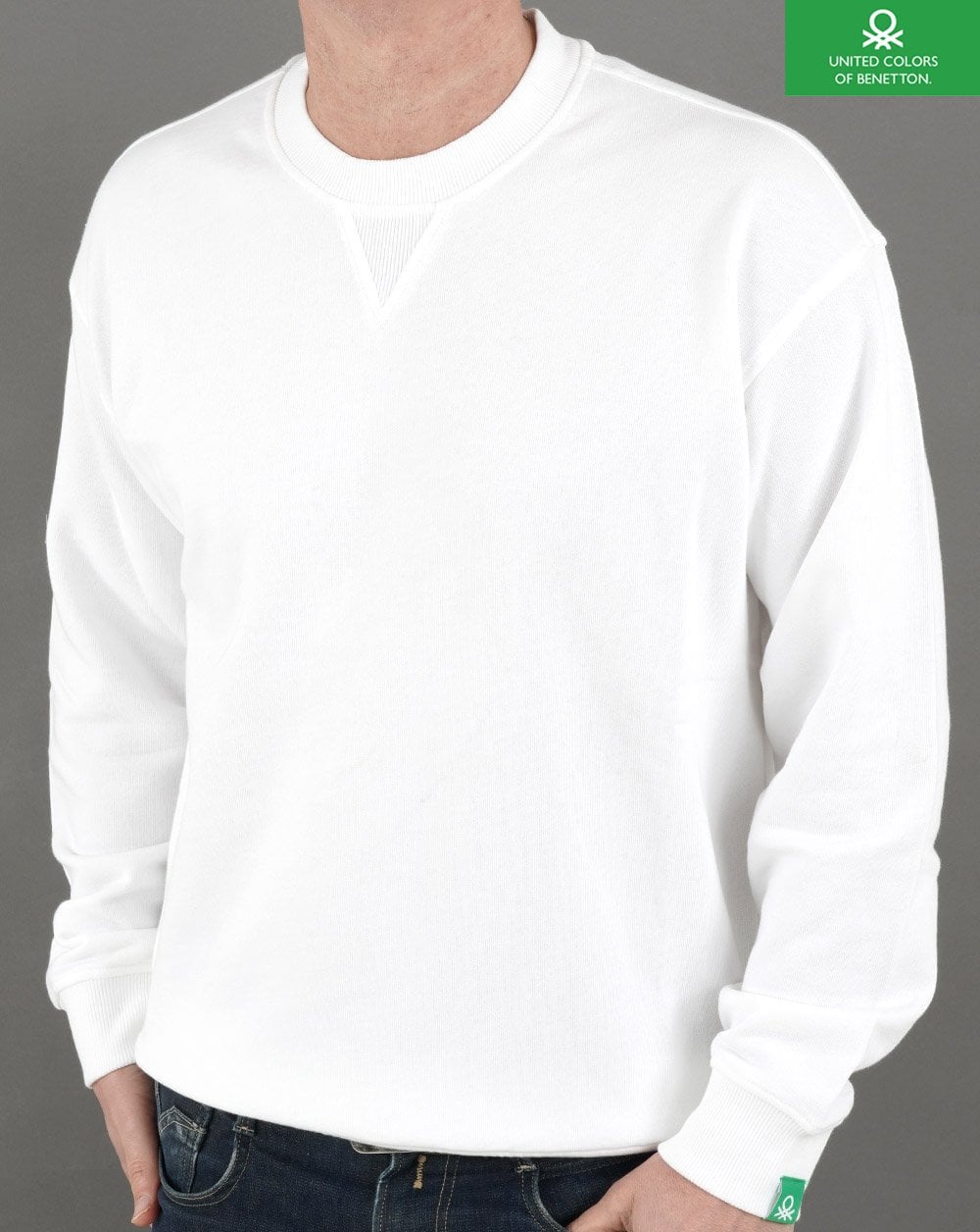 Benetton Sweatshirt White