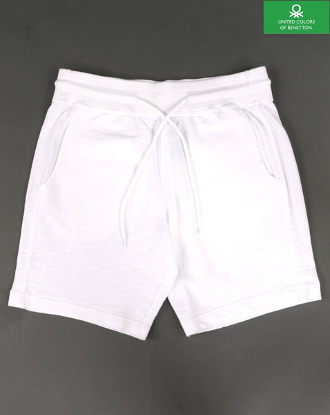Benetton Sweat Shorts White