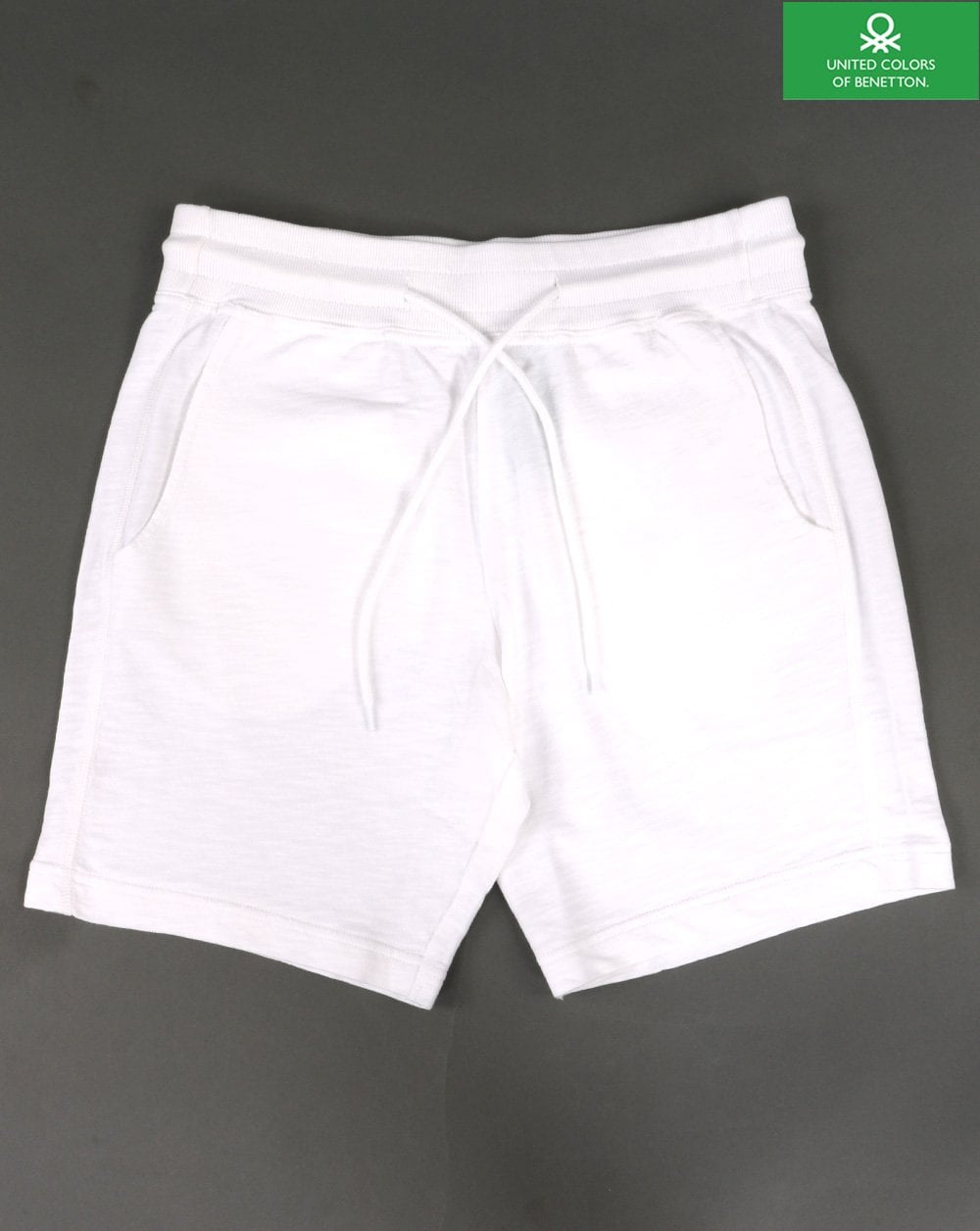 Benetton Sweat Shorts White