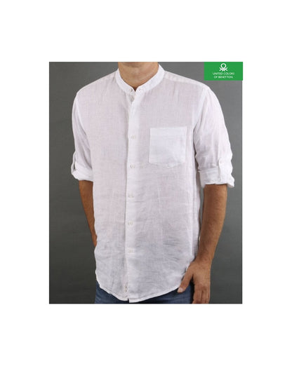 Benetton Long Sleeve Shirt White