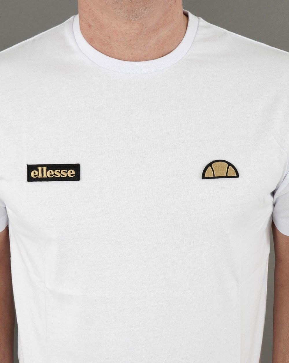Ellesse Floran T Shirt White/Gold
