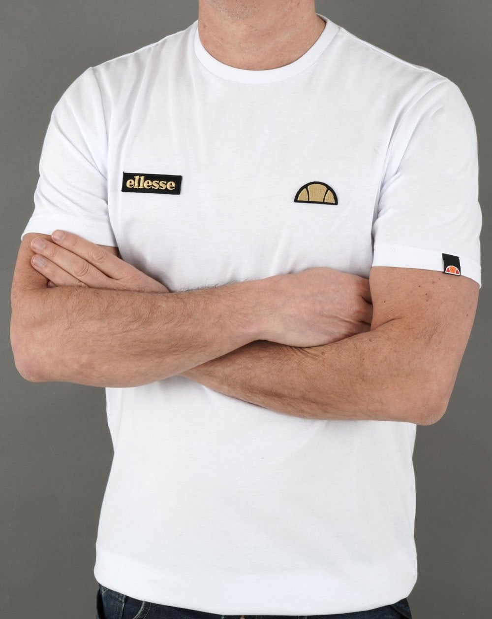 Ellesse Floran T Shirt White/Gold