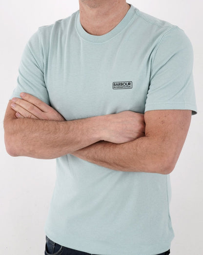 Barbour International Small Logo T-shirt Pastel Spruce
