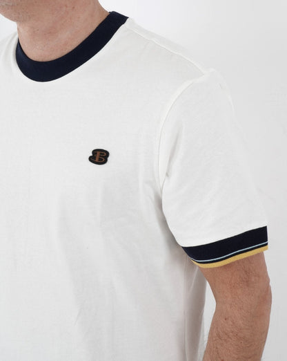 Ben Sherman Ringer T-shirt Ivory
