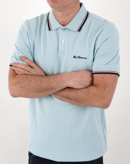 Ben Sherman Polo Shirt Sky Blue