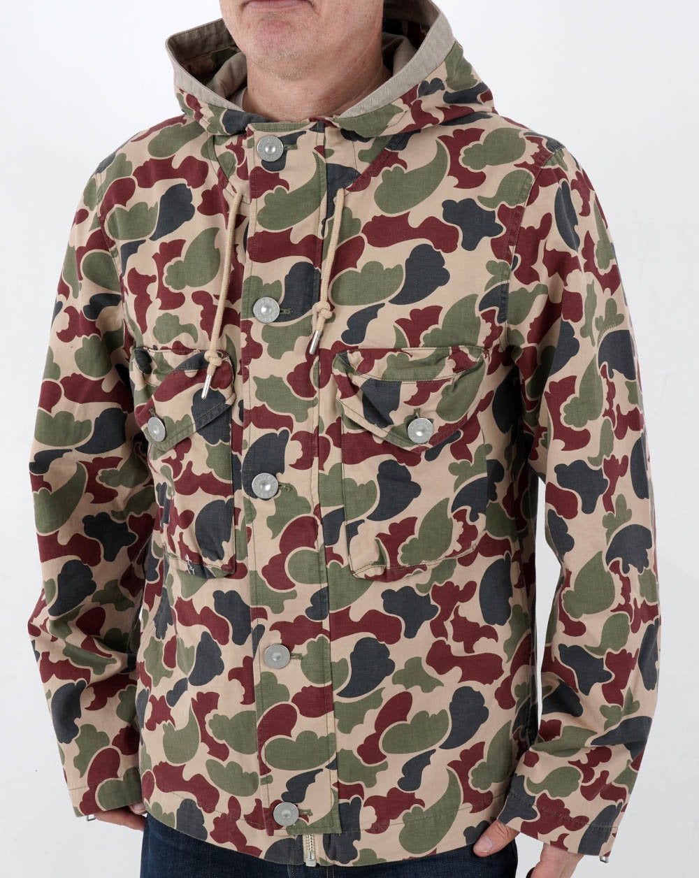 Pretty Green Miles Short Camo Jacket Multi