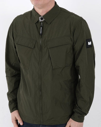 Weekend Offender Juniper Hills Overshirt Green