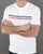 Ben Sherman Printed Chest Stripe T-shirt White
