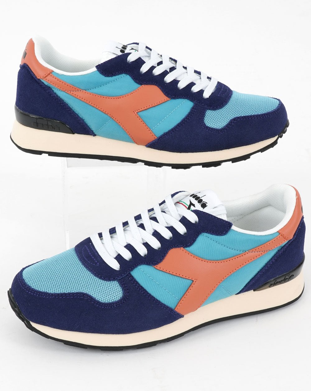 Diadora Camaro Trainers Blue /Orange