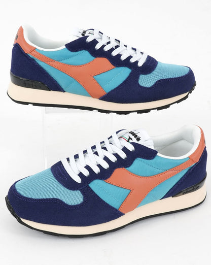 Diadora Camaro Trainers Blue /Orange