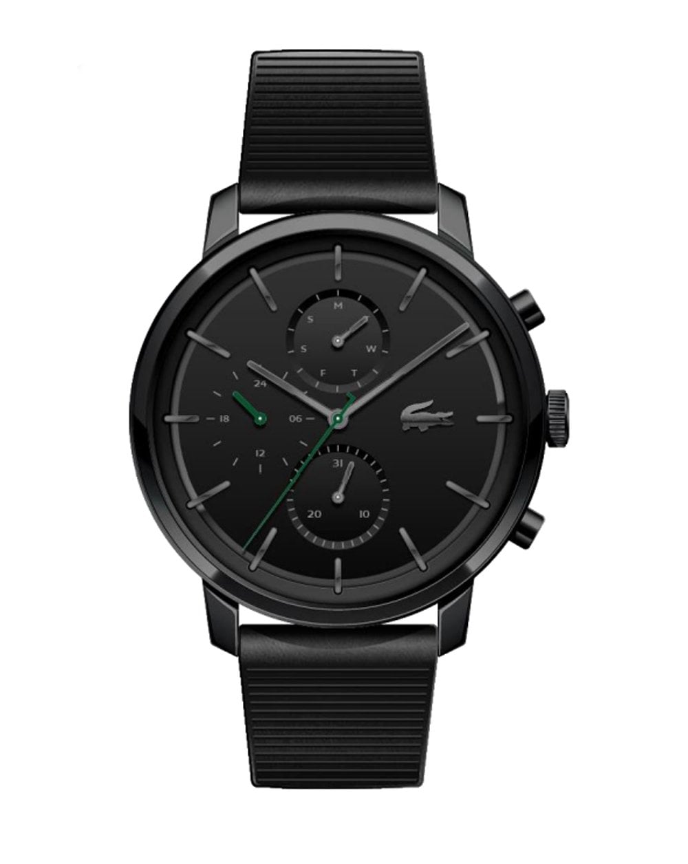 Lacoste Replay - All Black/ Green Detail
