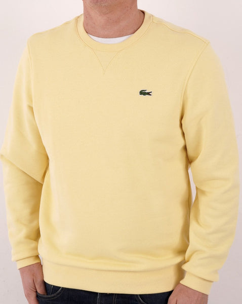 Lacoste Crew Neck Sweatshirt Yellow
