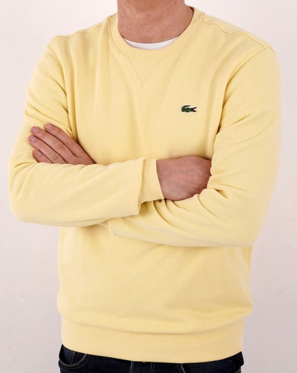 Lacoste Crew Neck Sweatshirt Yellow