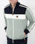 Trojan Twin Stripe Track Top Sage