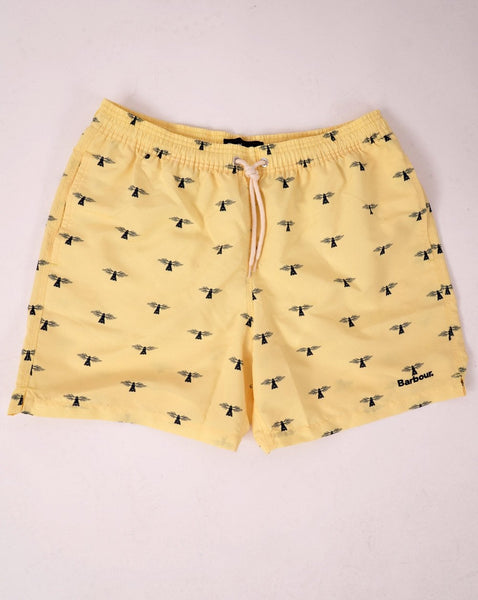 Barbour Coastal Swim Shorts Lemon