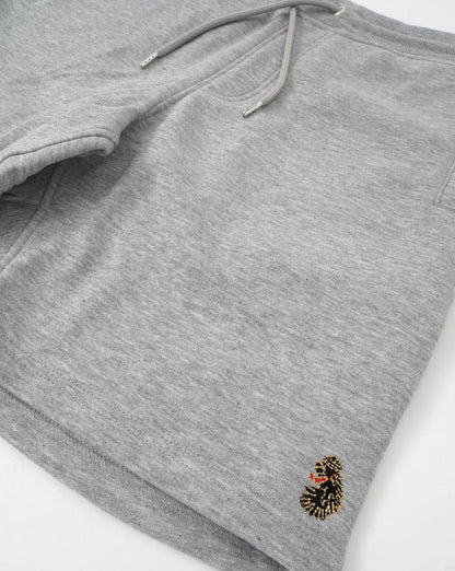 Luke Amsterdam Sweat Short Mid Grey Marl