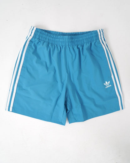 Adidas Originals 3 Stripes Trace Swim Shorts Blue