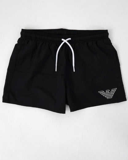 Emporio Armani Eagle Swim Shorts Black