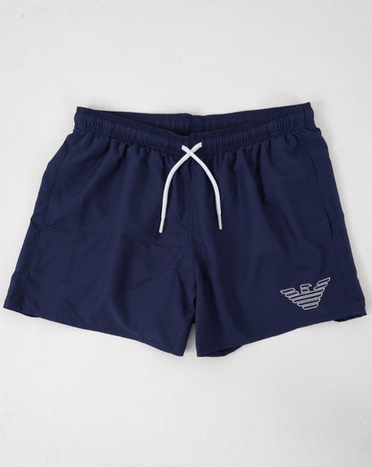 Emporio Armani Eagle Swim Shorts Blue