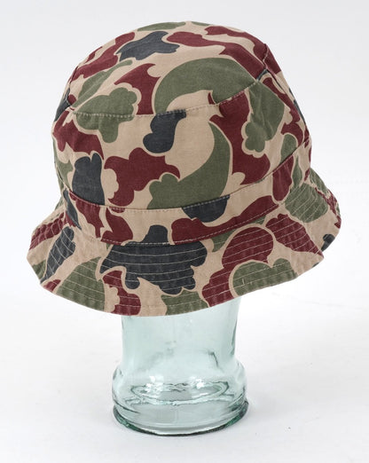 Pretty Green Miles Camo Bucket Hat Multi