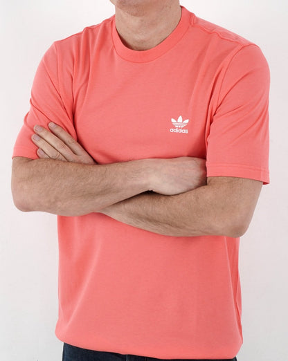 Adidas Originals Essential T Shirt Semi Turbo Pink