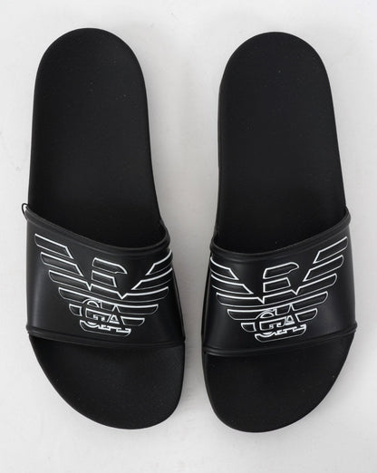Emporio Armani Sliders Black