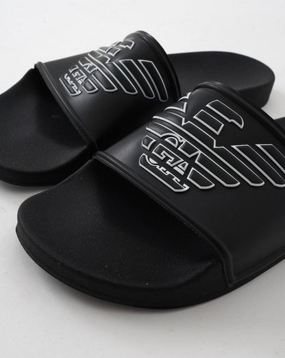 Emporio Armani Sliders Black