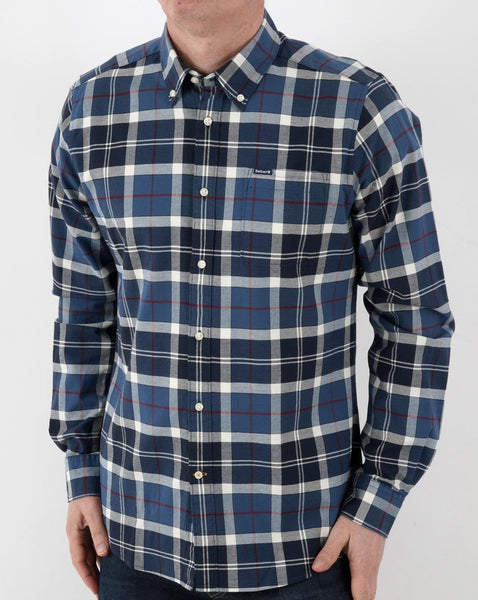 Barbour Lewis Tailored Shirt Summer Navy