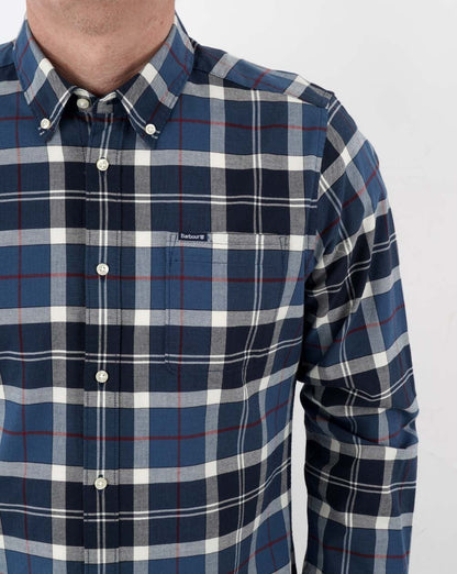Barbour Lewis Tailored Shirt Summer Navy