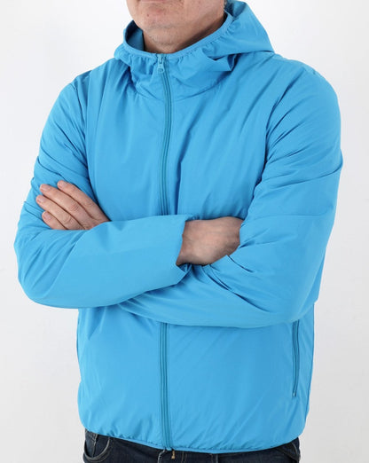Benetton Light Hooded Jacket Blue