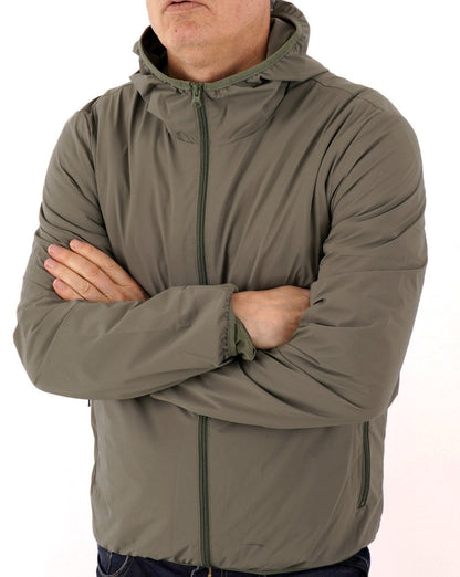 Benetton Light Hooded Jacket Khaki