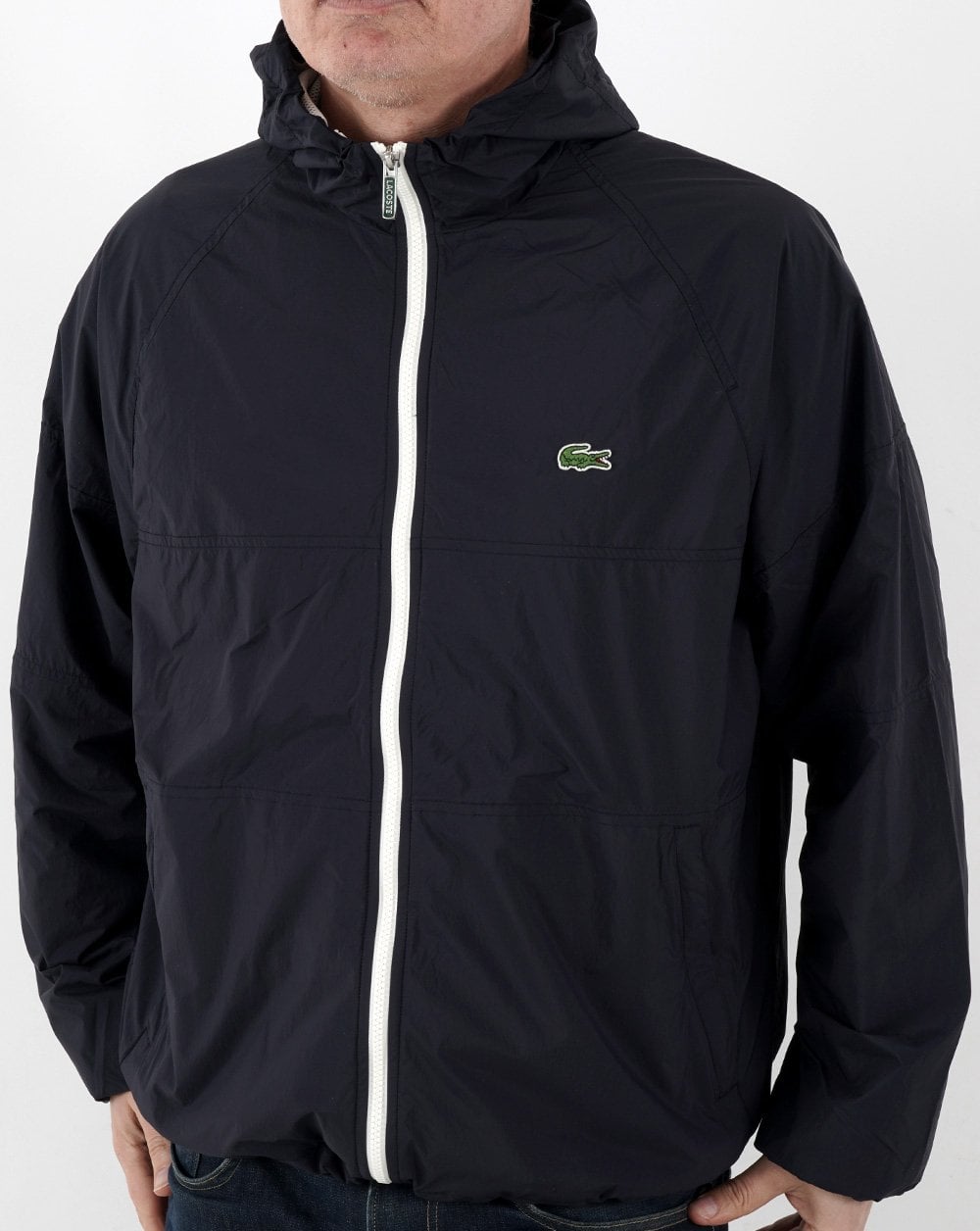 Lacoste Hooded Jacket Navy