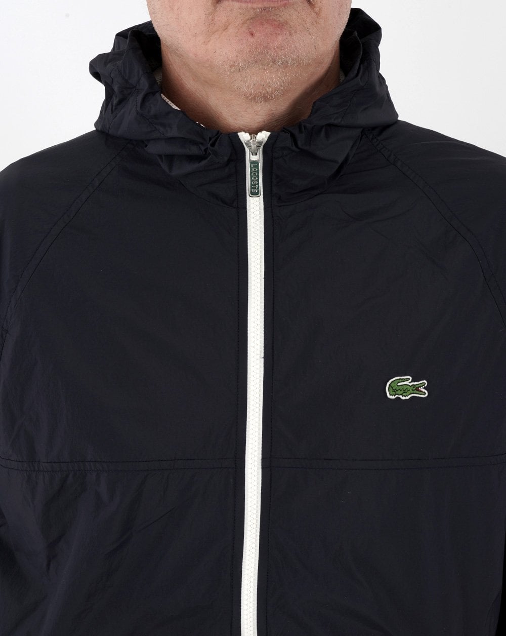 Lacoste Hooded Jacket Navy