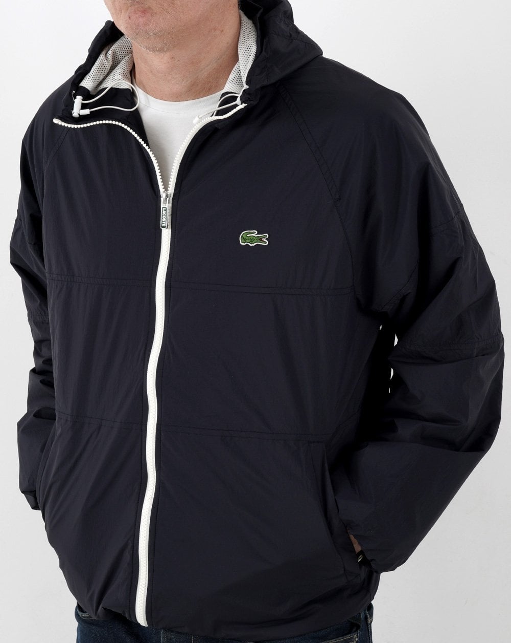 Lacoste Hooded Jacket Navy
