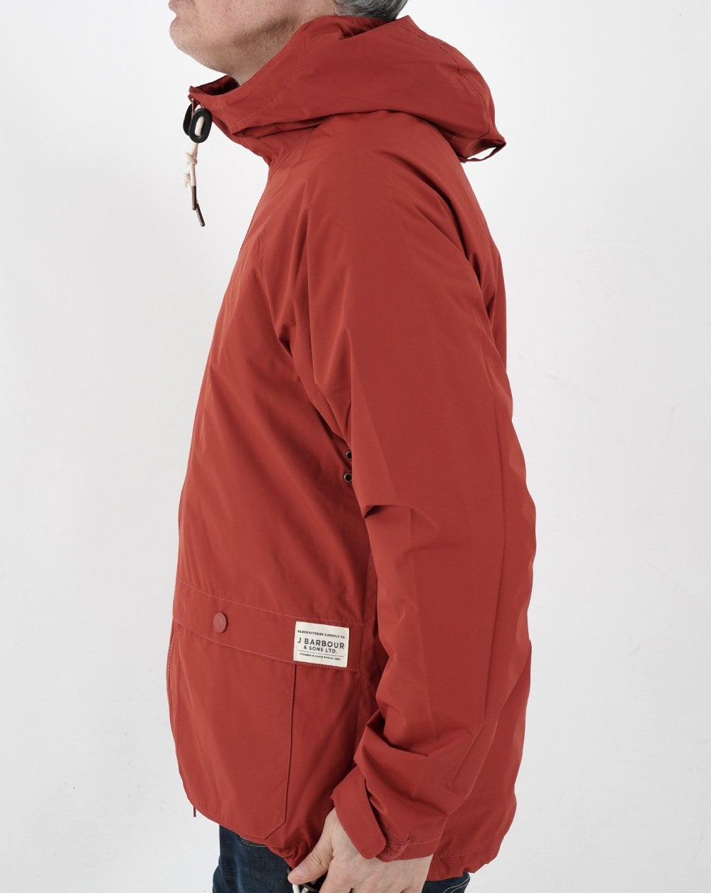 Barbour Begral Showerproof Jacket Burnt Red