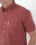 Ben Sherman Short Sleeve Oxford Shirt Dark Pink