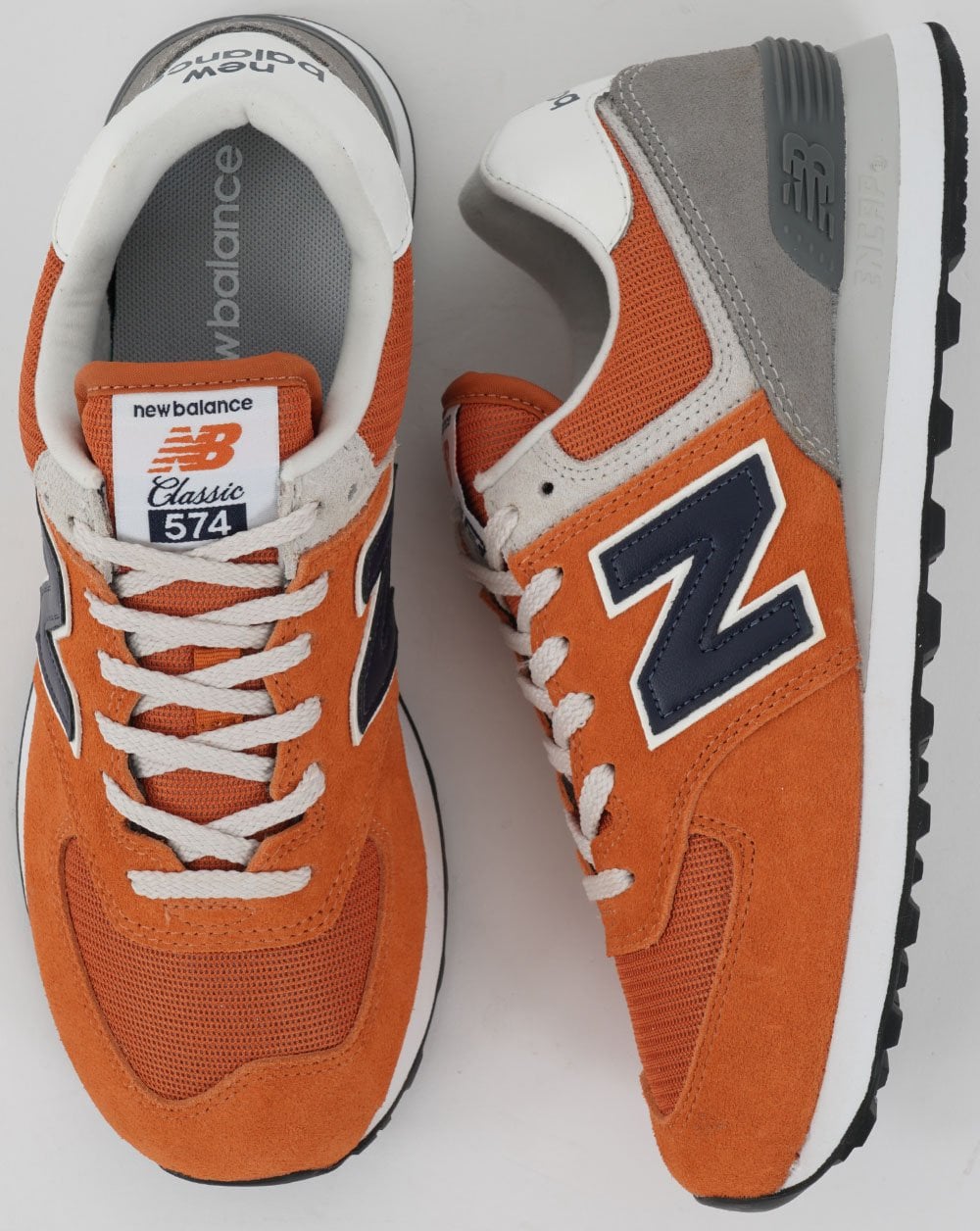 New Balance 574 Trainer Orange/Grey