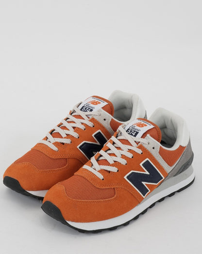New Balance 574 Trainer Orange/Grey