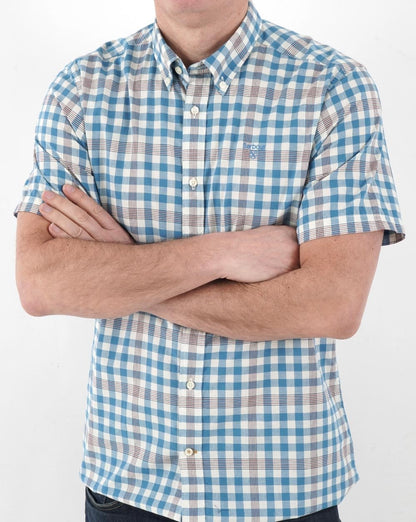 Barbour Middleton Short Sleeve Shirt Blue