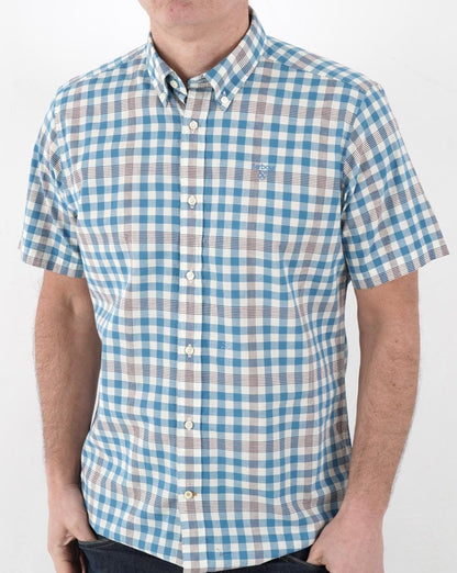 Barbour Middleton Short Sleeve Shirt Blue