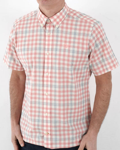 Barbour Middleton Short Sleeve Shirt Pink