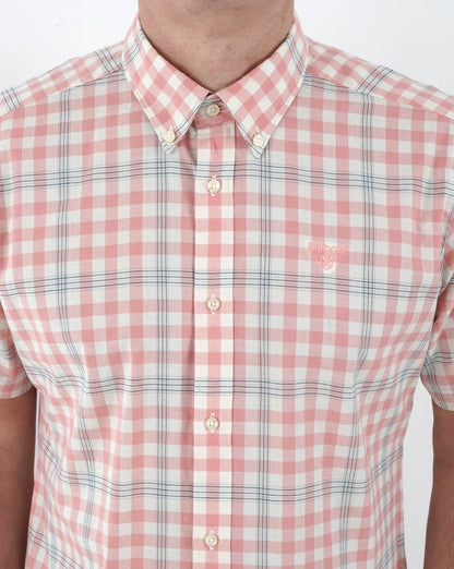 Barbour Middleton Short Sleeve Shirt Pink