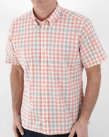 Barbour Middleton Short Sleeve Shirt Pink