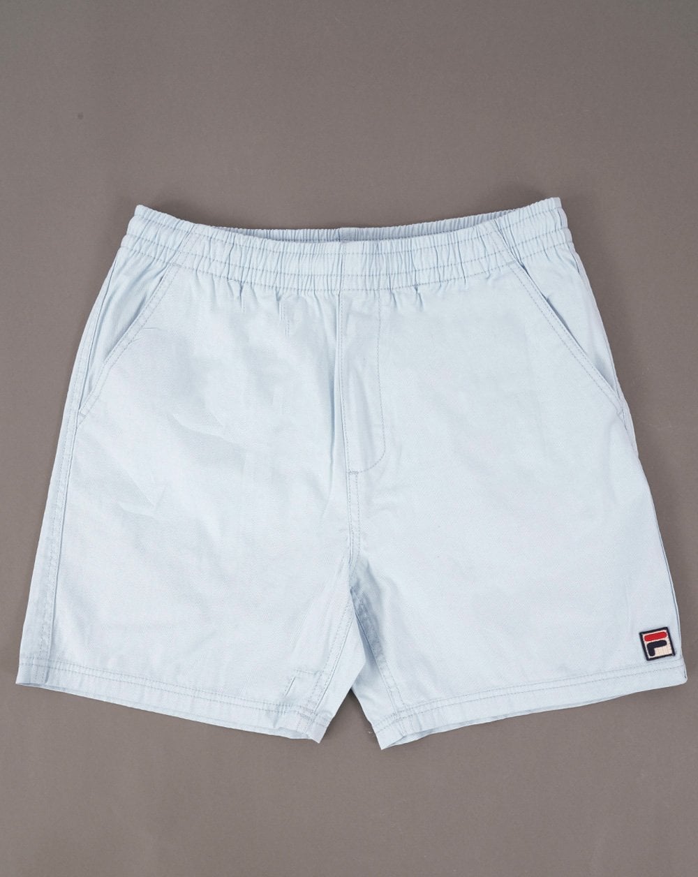 Fila Vintage Elasticated Chino Shorts Sky Blue