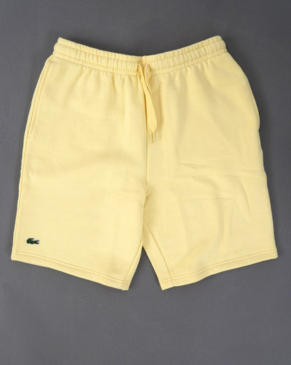 Lacoste Rear Pocket Fleece Shorts Yellow