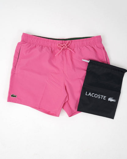 Lacoste Swim Shorts Hot Pink/Green