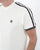 Trojan Twin Stripe T-shirt Ecru