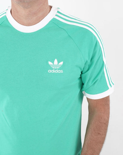 Adidas Originals 3 Stripes T Shirt Hi-Res Green