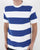 Benetton Stripe T-shirt Blue